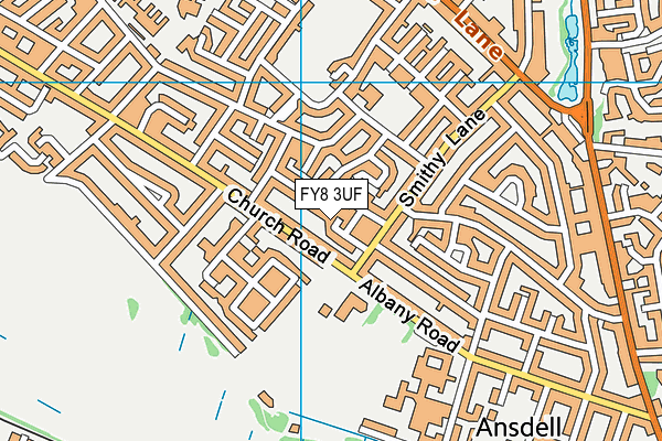 FY8 3UF map - OS VectorMap District (Ordnance Survey) FY8 3UF map - OS VectorMap District (Ordnance Survey)