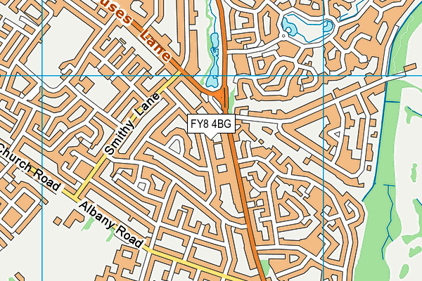 FY8 4BG map - OS VectorMap District (Ordnance Survey) FY8 4BG map - OS VectorMap District (Ordnance Survey)