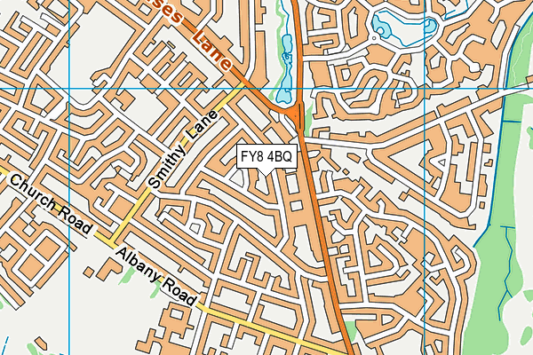 FY8 4BQ map - OS VectorMap District (Ordnance Survey) FY8 4BQ map - OS VectorMap District (Ordnance Survey)