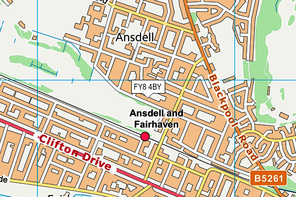 FY8 4BY map - OS VectorMap District (Ordnance Survey) FY8 4BY map - OS VectorMap District (Ordnance Survey)