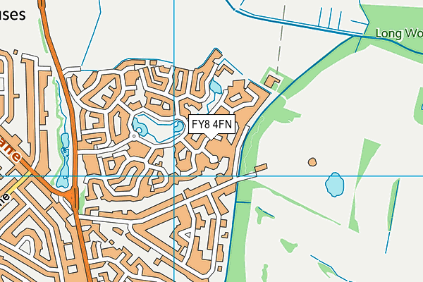 FY8 4FN map - OS VectorMap District (Ordnance Survey) FY8 4FN map - OS VectorMap District (Ordnance Survey)