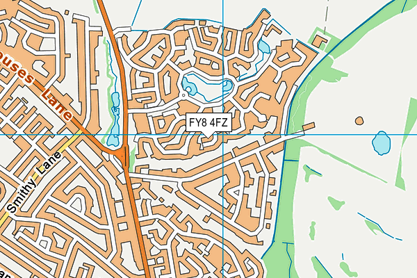 FY8 4FZ map - OS VectorMap District (Ordnance Survey) FY8 4FZ map - OS VectorMap District (Ordnance Survey)