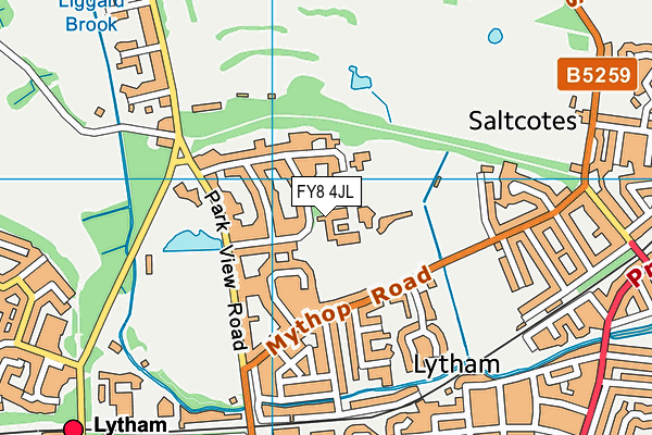 FY8 4JL map - OS VectorMap District (Ordnance Survey) FY8 4JL map - OS VectorMap District (Ordnance Survey)
