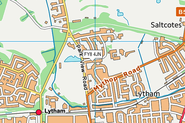 FY8 4JN map - OS VectorMap District (Ordnance Survey) FY8 4JN map - OS VectorMap District (Ordnance Survey)