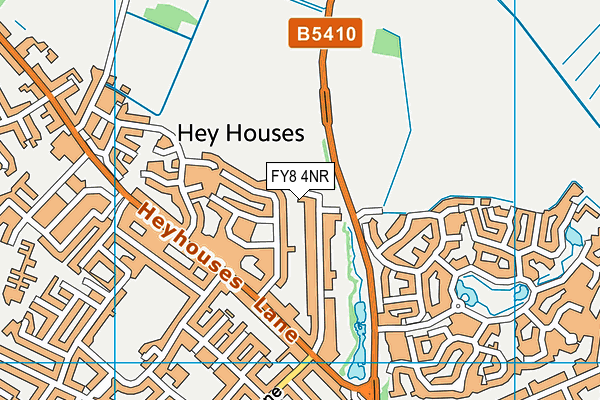 FY8 4NR map - OS VectorMap District (Ordnance Survey) FY8 4NR map - OS VectorMap District (Ordnance Survey)