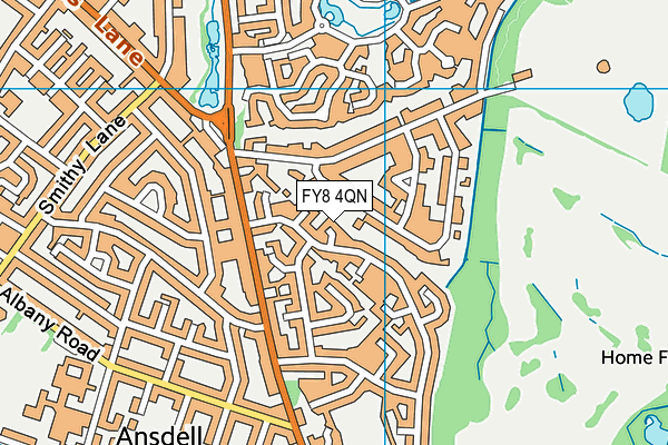 FY8 4QN map - OS VectorMap District (Ordnance Survey) FY8 4QN map - OS VectorMap District (Ordnance Survey)