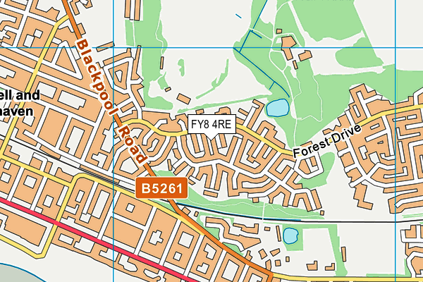FY8 4RE map - OS VectorMap District (Ordnance Survey) FY8 4RE map - OS VectorMap District (Ordnance Survey)