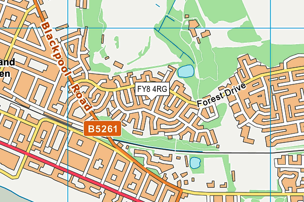 FY8 4RG map - OS VectorMap District (Ordnance Survey) FY8 4RG map - OS VectorMap District (Ordnance Survey)