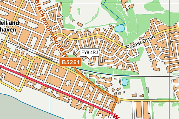 FY8 4RJ map - OS VectorMap District (Ordnance Survey) FY8 4RJ map - OS VectorMap District (Ordnance Survey)