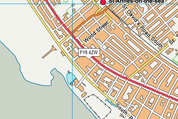 FY8 4ZW map - OS VectorMap District (Ordnance Survey) FY8 4ZW map - OS VectorMap District (Ordnance Survey)