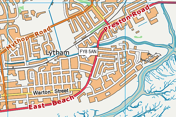 FY8 5AN map - OS VectorMap District (Ordnance Survey) FY8 5AN map - OS VectorMap District (Ordnance Survey)
