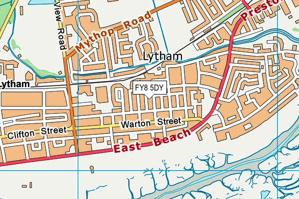 FY8 5DY map - OS VectorMap District (Ordnance Survey) FY8 5DY map - OS VectorMap District (Ordnance Survey)