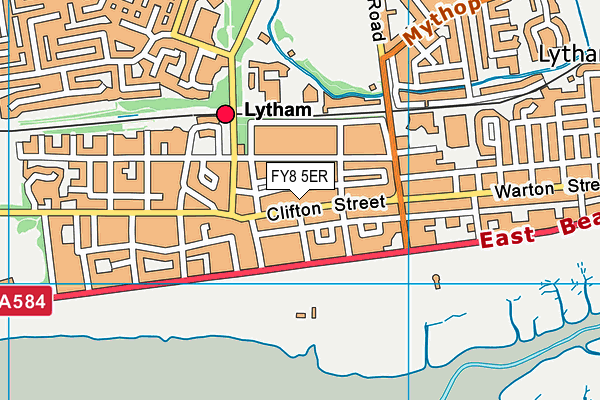 FY8 5ER map - OS VectorMap District (Ordnance Survey) FY8 5ER map - OS VectorMap District (Ordnance Survey)