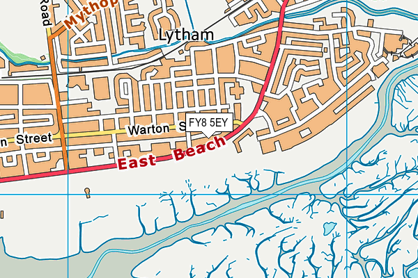 FY8 5EY map - OS VectorMap District (Ordnance Survey) FY8 5EY map - OS VectorMap District (Ordnance Survey)