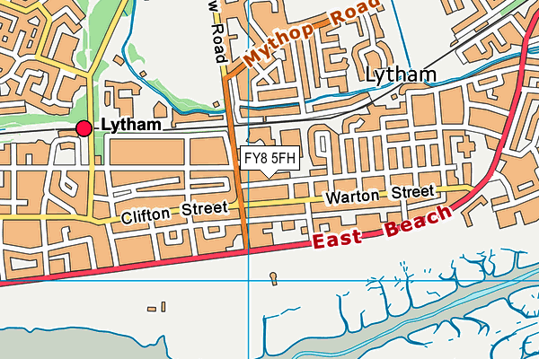 FY8 5FH map - OS VectorMap District (Ordnance Survey) FY8 5FH map - OS VectorMap District (Ordnance Survey)