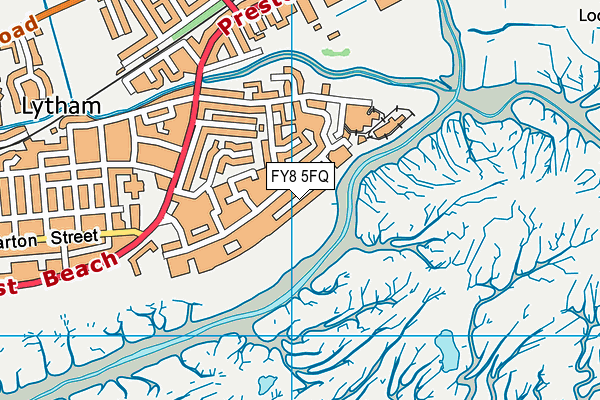 FY8 5FQ map - OS VectorMap District (Ordnance Survey) FY8 5FQ map - OS VectorMap District (Ordnance Survey)