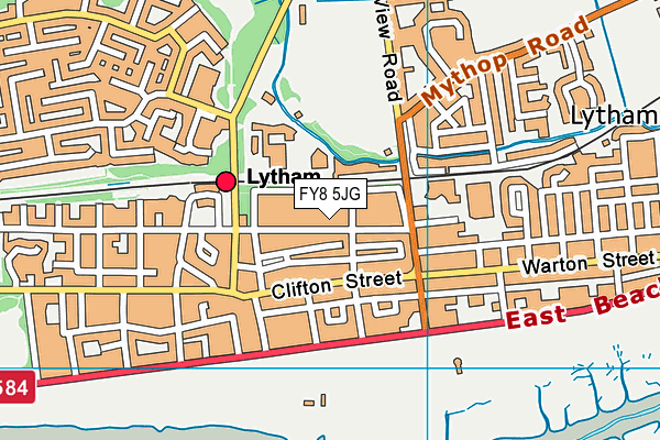 FY8 5JG map - OS VectorMap District (Ordnance Survey) FY8 5JG map - OS VectorMap District (Ordnance Survey)