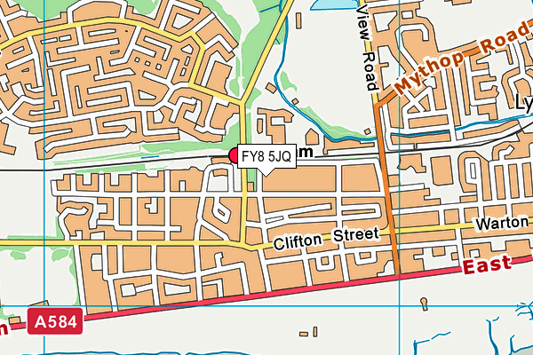 FY8 5JQ map - OS VectorMap District (Ordnance Survey) FY8 5JQ map - OS VectorMap District (Ordnance Survey)