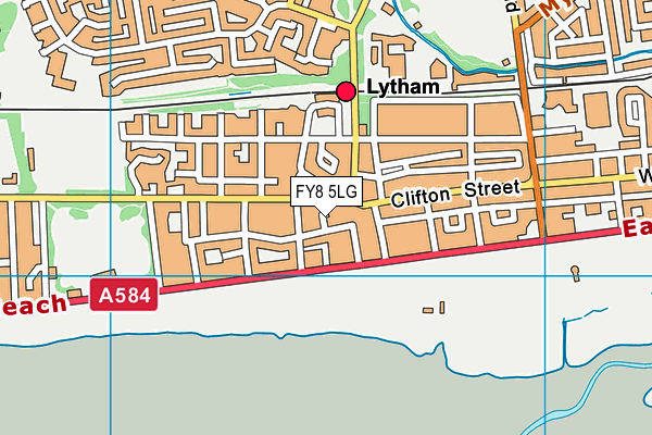 FY8 5LG map - OS VectorMap District (Ordnance Survey) FY8 5LG map - OS VectorMap District (Ordnance Survey)