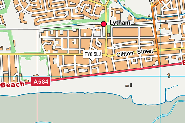 FY8 5LJ map - OS VectorMap District (Ordnance Survey) FY8 5LJ map - OS VectorMap District (Ordnance Survey)
