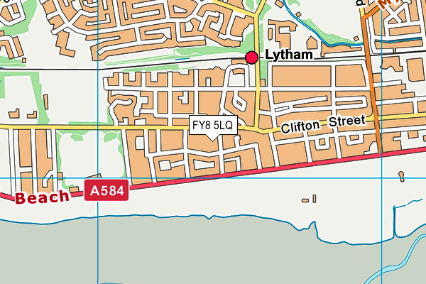 FY8 5LQ map - OS VectorMap District (Ordnance Survey) FY8 5LQ map - OS VectorMap District (Ordnance Survey)