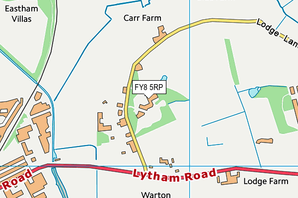 FY8 5RP map - OS VectorMap District (Ordnance Survey) FY8 5RP map - OS VectorMap District (Ordnance Survey)