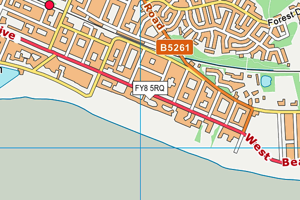 FY8 5RQ map - OS VectorMap District (Ordnance Survey) FY8 5RQ map - OS VectorMap District (Ordnance Survey)