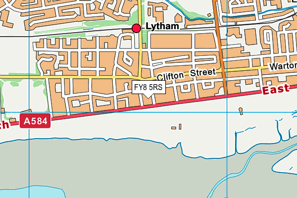 FY8 5RS map - OS VectorMap District (Ordnance Survey) FY8 5RS map - OS VectorMap District (Ordnance Survey)