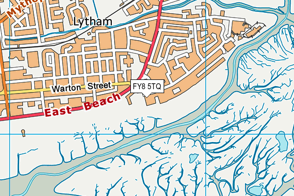 FY8 5TQ map - OS VectorMap District (Ordnance Survey) FY8 5TQ map - OS VectorMap District (Ordnance Survey)