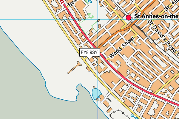 FY8 9SY map - OS VectorMap District (Ordnance Survey) FY8 9SY map - OS VectorMap District (Ordnance Survey)