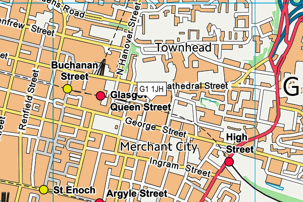 G1 1JH map - OS VectorMap District (Ordnance Survey) G1 1JH map - OS VectorMap District (Ordnance Survey)