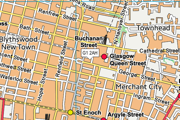 G1 2AH map - OS VectorMap District (Ordnance Survey) G1 2AH map - OS VectorMap District (Ordnance Survey)
