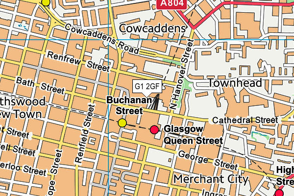 G1 2GF map - OS VectorMap District (Ordnance Survey) G1 2GF map - OS VectorMap District (Ordnance Survey)