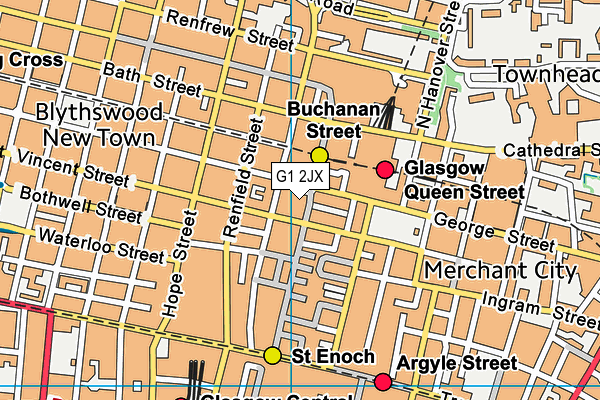 G1 2JX map - OS VectorMap District (Ordnance Survey) G1 2JX map - OS VectorMap District (Ordnance Survey)
