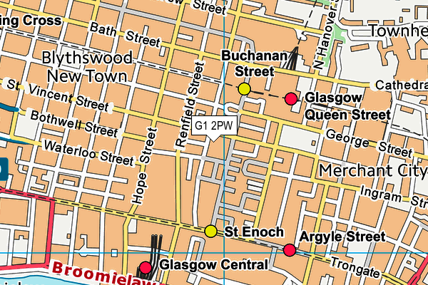 G1 2PW map - OS VectorMap District (Ordnance Survey) G1 2PW map - OS VectorMap District (Ordnance Survey)