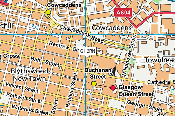 G1 2RN map - OS VectorMap District (Ordnance Survey) G1 2RN map - OS VectorMap District (Ordnance Survey)