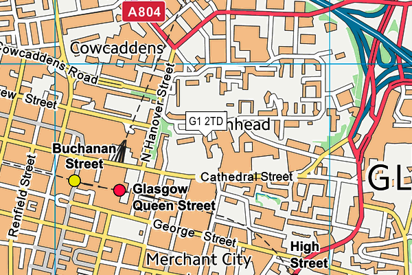G1 2TD map - OS VectorMap District (Ordnance Survey) G1 2TD map - OS VectorMap District (Ordnance Survey)