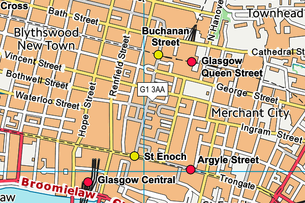 G1 3AA map - OS VectorMap District (Ordnance Survey) G1 3AA map - OS VectorMap District (Ordnance Survey)