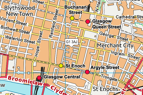 G1 3AJ map - OS VectorMap District (Ordnance Survey) G1 3AJ map - OS VectorMap District (Ordnance Survey)