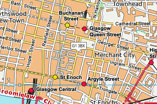 G1 3BX map - OS VectorMap District (Ordnance Survey) G1 3BX map - OS VectorMap District (Ordnance Survey)