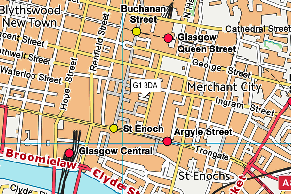 G1 3DA map - OS VectorMap District (Ordnance Survey) G1 3DA map - OS VectorMap District (Ordnance Survey)