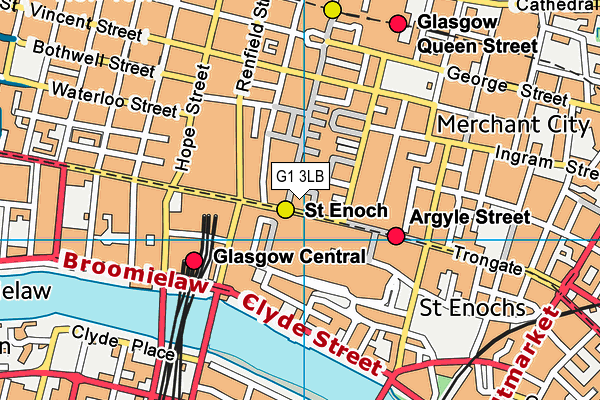 G1 3LB map - OS VectorMap District (Ordnance Survey) G1 3LB map - OS VectorMap District (Ordnance Survey)