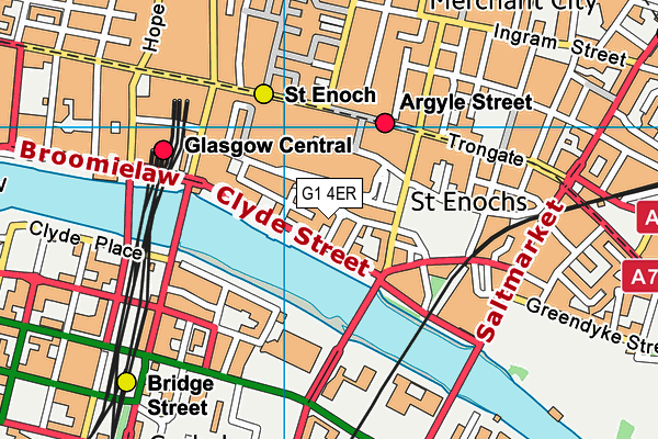G1 4ER map - OS VectorMap District (Ordnance Survey) G1 4ER map - OS VectorMap District (Ordnance Survey)