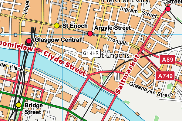 G1 4HR map - OS VectorMap District (Ordnance Survey) G1 4HR map - OS VectorMap District (Ordnance Survey)