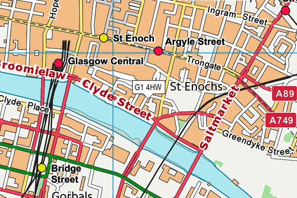 G1 4HW map - OS VectorMap District (Ordnance Survey) G1 4HW map - OS VectorMap District (Ordnance Survey)