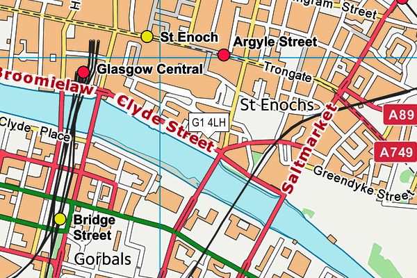 G1 4LH map - OS VectorMap District (Ordnance Survey) G1 4LH map - OS VectorMap District (Ordnance Survey)
