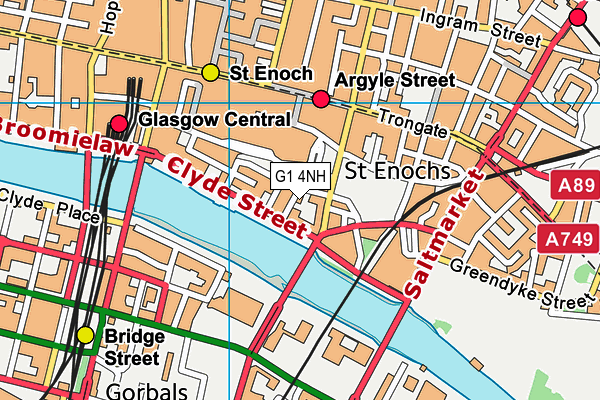 G1 4NH map - OS VectorMap District (Ordnance Survey) G1 4NH map - OS VectorMap District (Ordnance Survey)