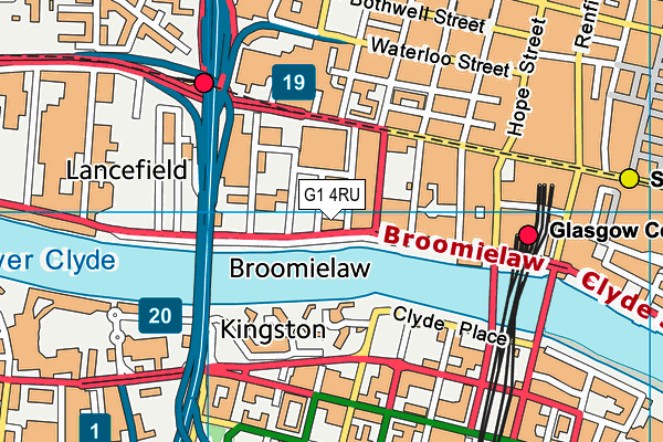 G1 4RU map - OS VectorMap District (Ordnance Survey) G1 4RU map - OS VectorMap District (Ordnance Survey)