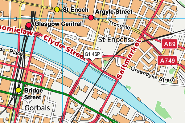 G1 4SP map - OS VectorMap District (Ordnance Survey) G1 4SP map - OS VectorMap District (Ordnance Survey)