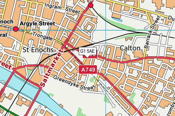 G1 5AE map - OS VectorMap District (Ordnance Survey) G1 5AE map - OS VectorMap District (Ordnance Survey)